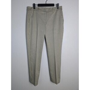 White House Black Market Pants Womens 8 Beige Tweed Slim Dress Pants Pockets